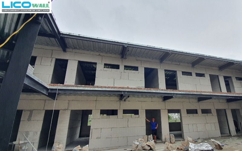 Công trình 3 tầng xây trường THPT Lương Thế Vinh - Tân Triều, Thanh Trì, Hà Nội