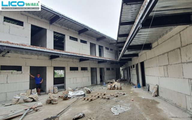 Công trình 3 tầng xây trường THPT Lương Thế Vinh - Tân Triều, Thanh Trì, Hà Nội