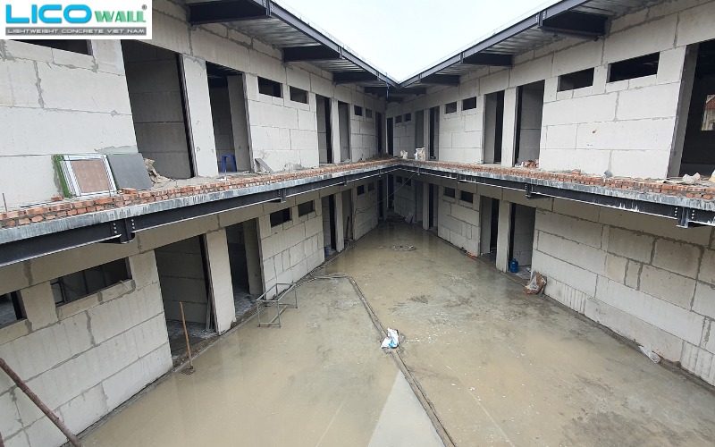 Công trình 3 tầng xây trường THPT Lương Thế Vinh - Tân Triều, Thanh Trì, Hà Nội