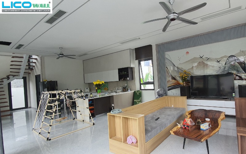 Công trình xây dựng villa 2 tầng tại An Duyên, Tô Hiệu, Thường Tín, Hà Nội