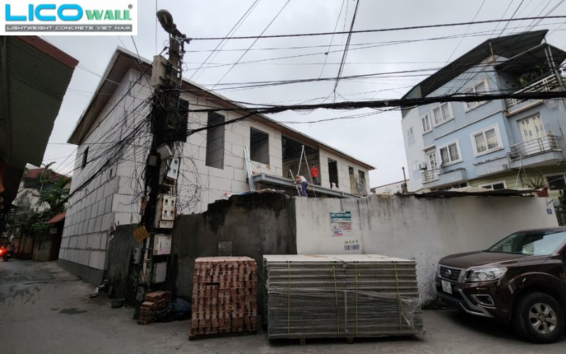 Công trình xây dựng nhà anh Kỳ tại thành phố Bắc Giang