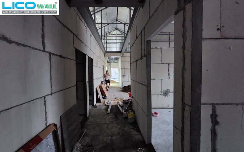 Công trình xây dựng nhà anh Kỳ tại thành phố Bắc Giang