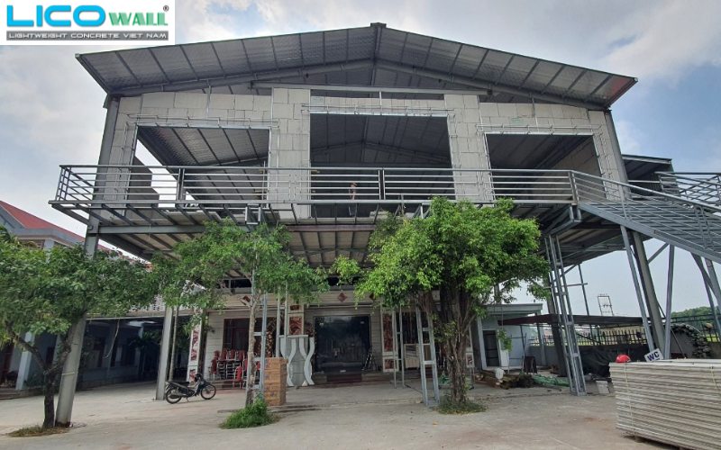 Công trình xây dựng nhà hàng tiệc cưới Phương Thanh tại Nghi Sơn, Thanh Hóa