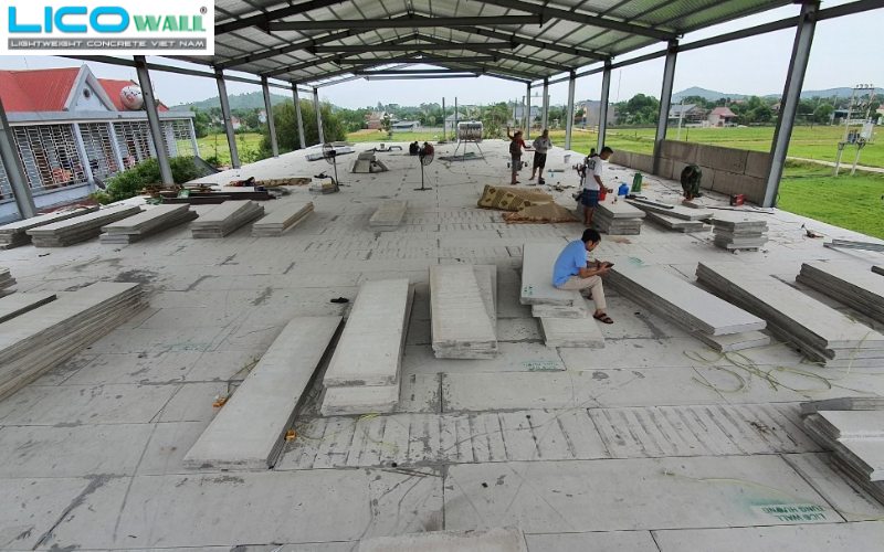 Công trình xây dựng nhà hàng tiệc cưới Phương Thanh tại Nghi Sơn, Thanh Hóa