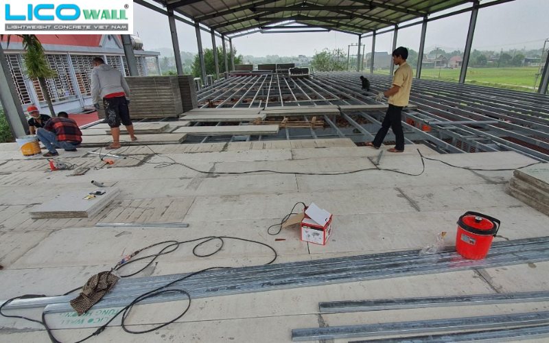 Công trình xây dựng nhà hàng tiệc cưới Phương Thanh tại Nghi Sơn, Thanh Hóa