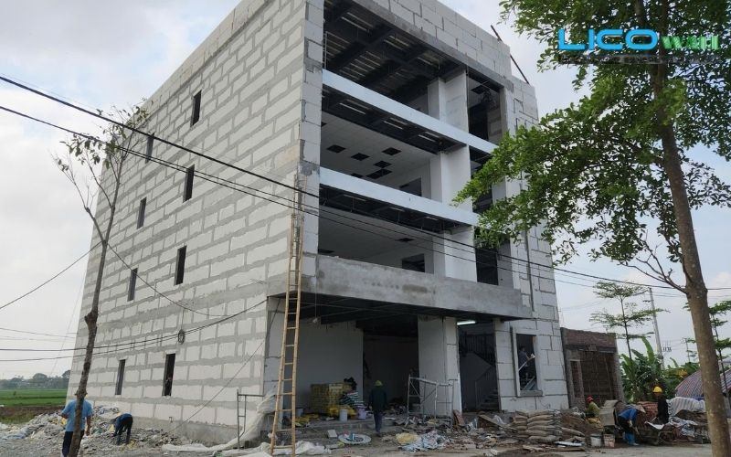 Công trình nhà cao tầng áp dụng bê tông nhẹ EPS giúp tăng nhanh thời gian, tiết kiệm chi phí tổng thể và những ưu điểm vượt trội so với các loại bê tông khác