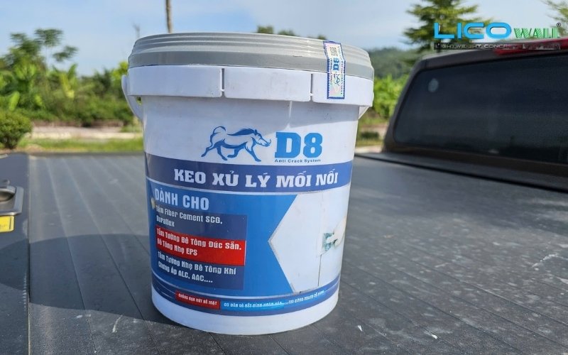 Keo xử lý mối nối D8 - Keo được cấp kèm khi mua bê tông nhẹ EPS