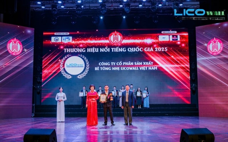 Ảnh LICO WALL vinh dự được nhận giải thưởng Top 10 doanh nghiệp tiêu biểu 2025