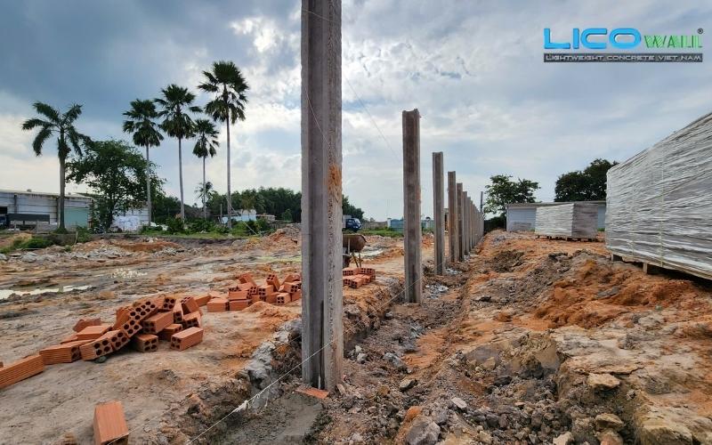 Bê tông nhẹ EPS ứng dụng trong công trình dựng rào