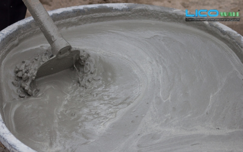 Trộn bê tông tươi chuyên dụng dùng cho các trường hợp xây dựng yêu cầu chống thấm, siêu nhẹ,...