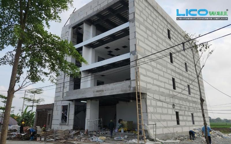 Nhà cao tầng sử dụng bê tông nhẹ EPS làm sàn và tường