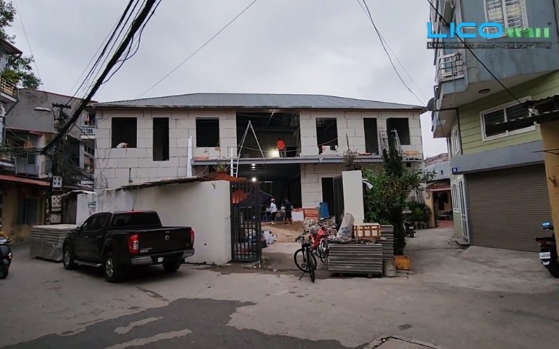 Nhà được xây từ bê tông nhẹ EPS