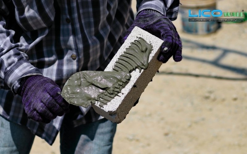 Quy trình thi công gạch bê tông khí chưng áp