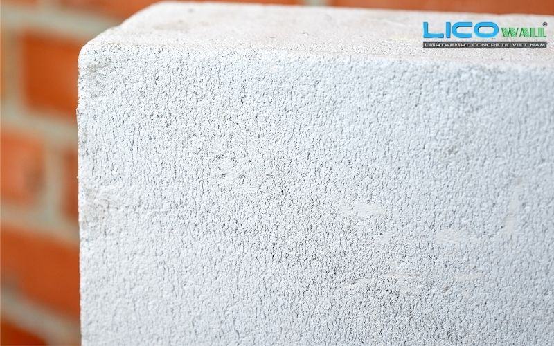 tấm bê tông nhẹ alc - góc chụp cận