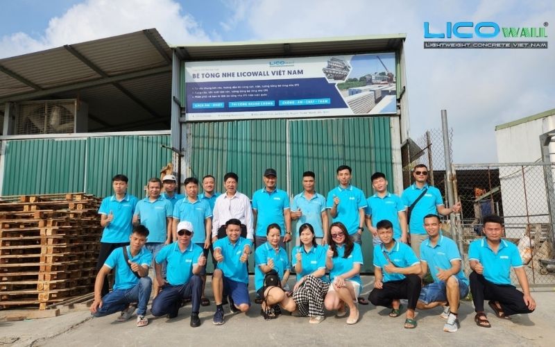 Đội ngũ LICO WALL cung cấp bê tông nhẹ EPS