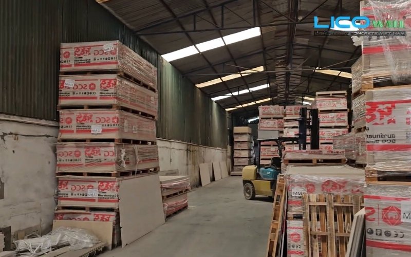 Kho bê tông nhẹ EPS của LICO WALL