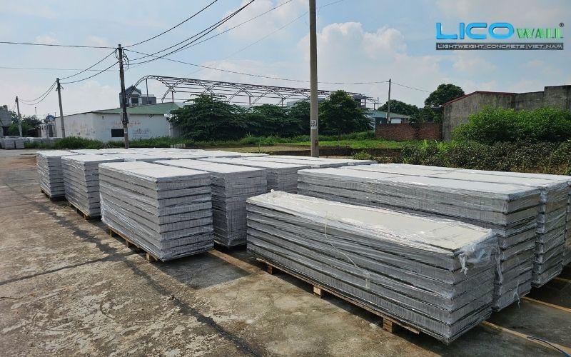 kích thước tấm bê tông nhẹ tại LICO WALL - kích thước và ứng dụng trong công trình