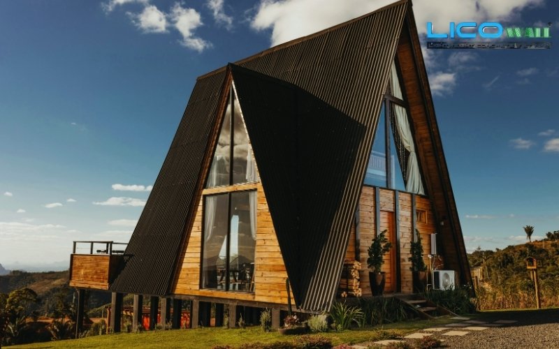 Nhà sàn bê tông thích hợp xây dựng tại vùng núi, nông thôn,...