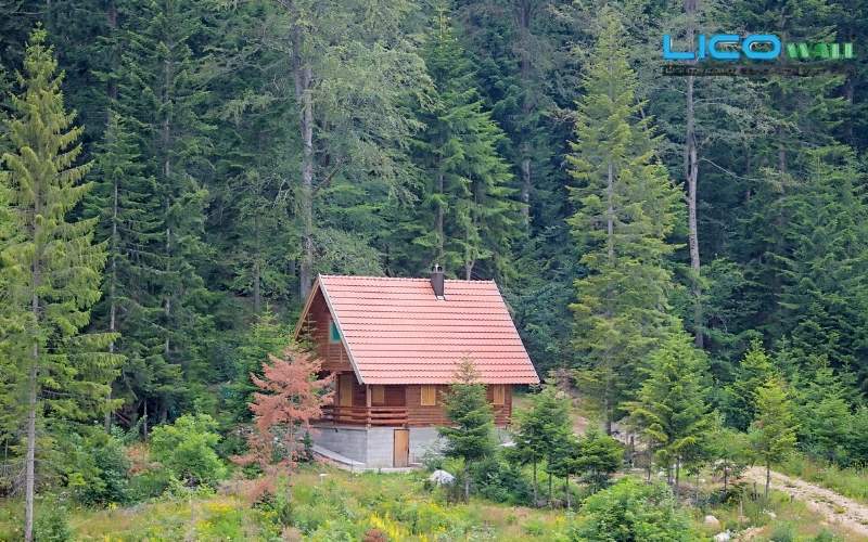 Nhà sàn bê tông vùng cao