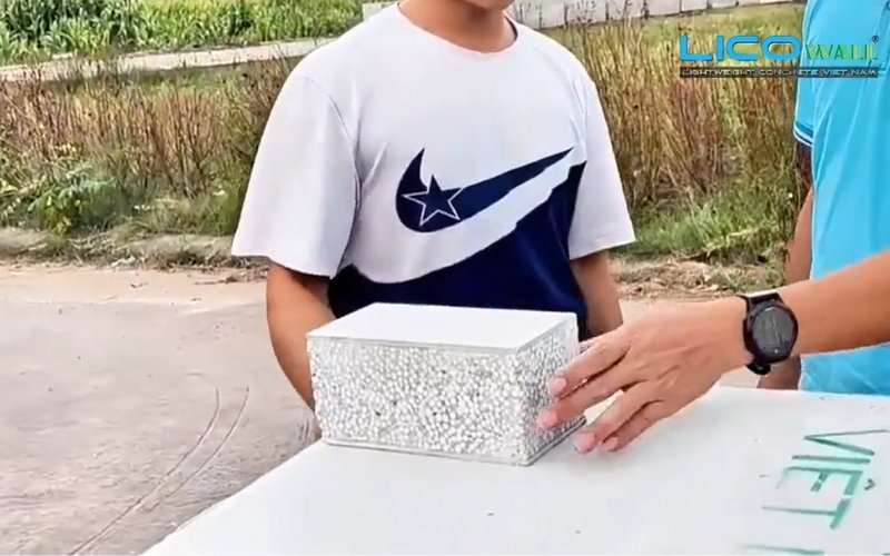 Lấy mẫu và thử nghiệm trong quy trình bê tông nhẹ EPS