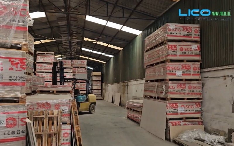 Kho bê tông nhẹ EPS của LICO WALL