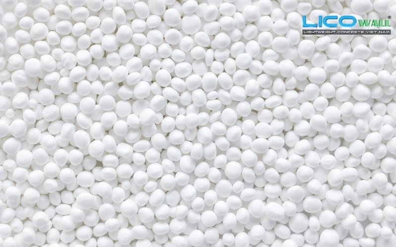 Các hạt xốp EPS - Nguyên liệu sản xuất bê tông nhẹ EPS