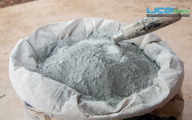 Xi măng - Nguyên liệu sản xuất bê tông nhẹ EPS