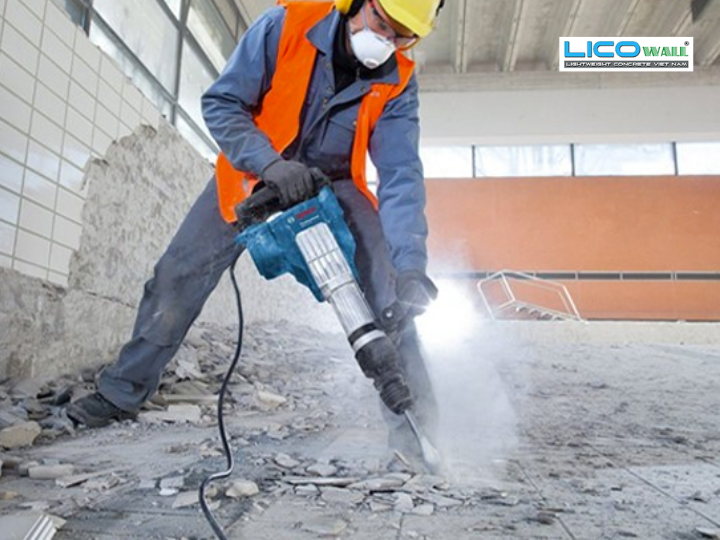 Máy Đục Bê Tông Nhẹ - 4