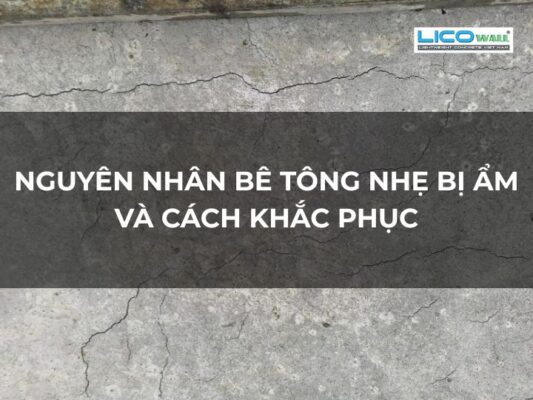 Nguyên Nhân Bê Tông Nhẹ Bị Ẩm Và Cách Khắc Phục