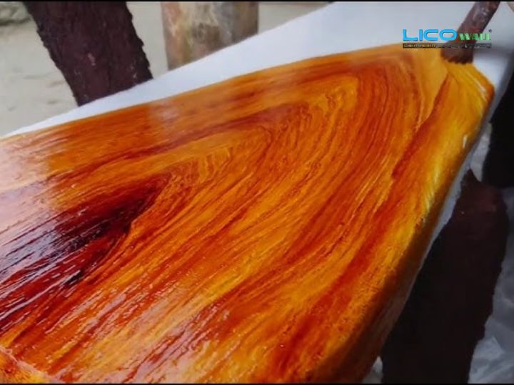 Sơn Vân Gỗ Trên Xi Măng - 2