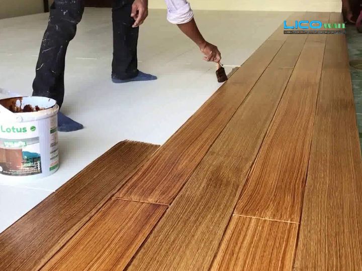 Sơn Vân Gỗ Trên Xi Măng - 3