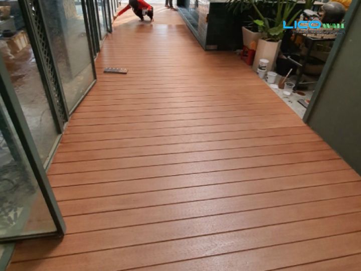 Tấm Xi Măng Vân Gỗ Ốp Tường - 3