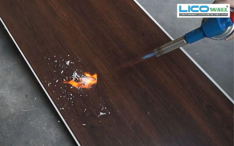 Khả năng chống cháy và chịu nhiệt của tấm ốp tường nano