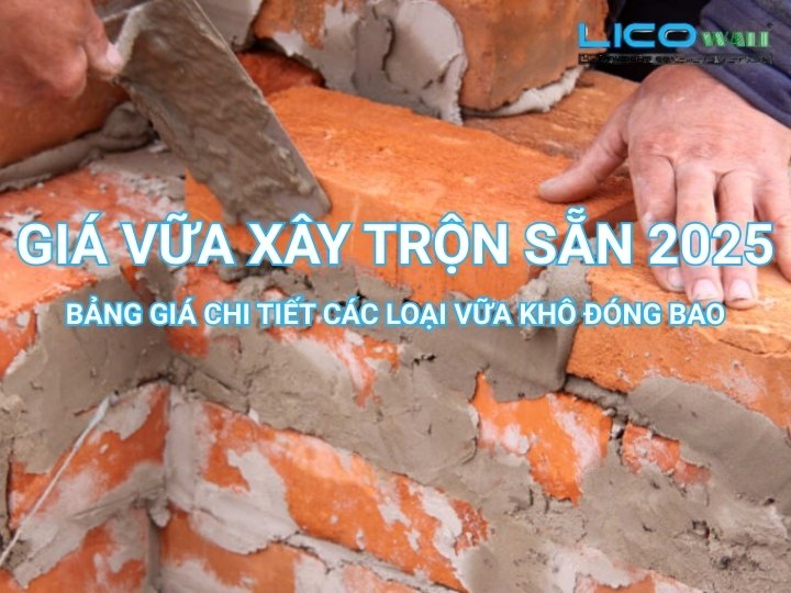 Giá vữa xây trộn sẵn