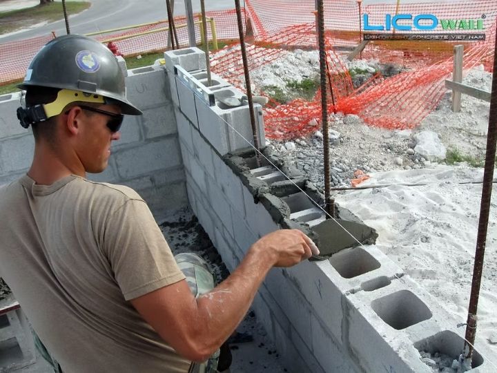 Ưu điểm vữa xây trộn sẵn 