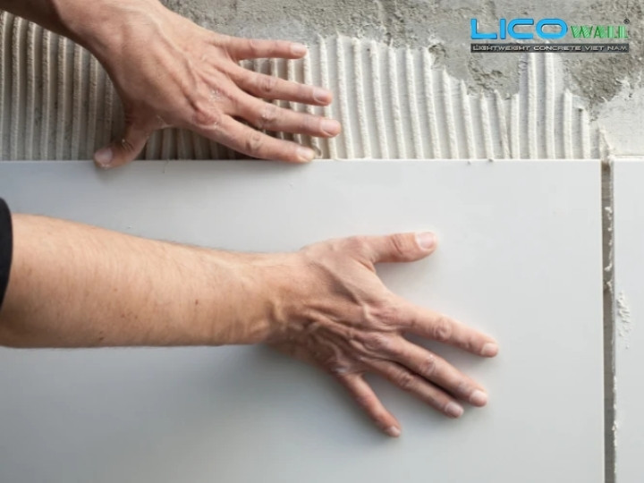 Cách sử dụng keo dán gạch ốp tường 