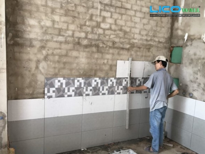 Ưu điểm keo dán gạch ốp tường 