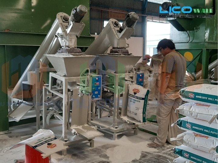 Vận hành máy trộn vữa khô