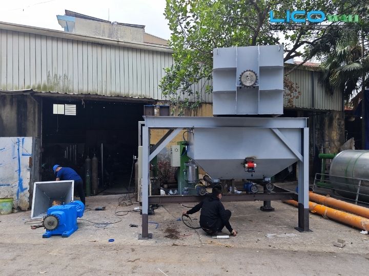 Ưu điểm máy trộn vữa khô