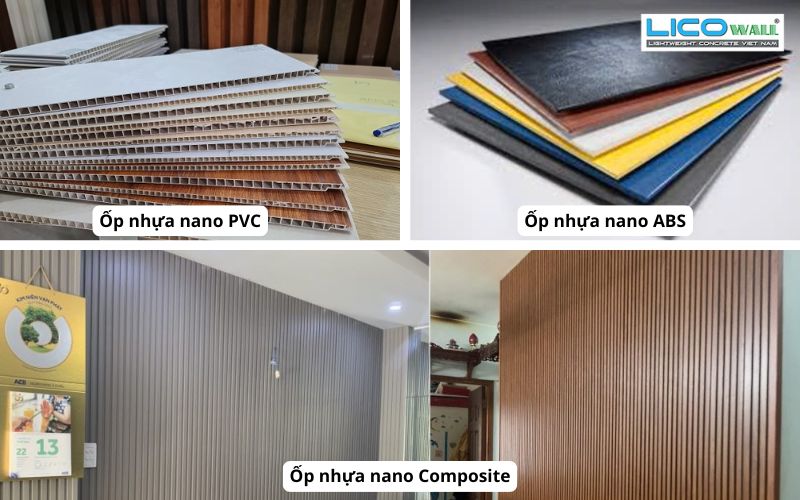 Ốp nhựa nano phân theo chất liệu