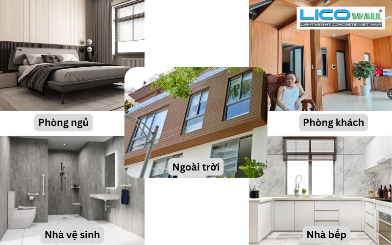 Ứng dụng tấm ốp tường nano