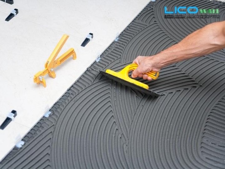 Vữa khô dán gạch