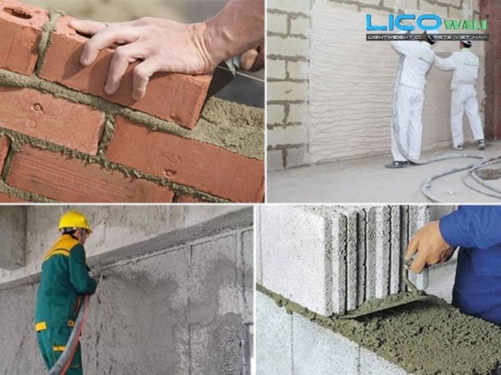 Ứng dụng vữa khô SCL