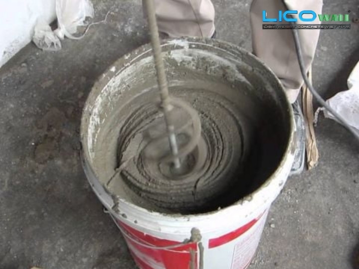 Vữa khô trộn sẵn trên thị trường