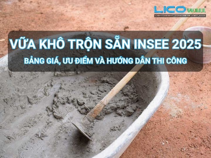 Vữa khô trộn sẵn Insee
