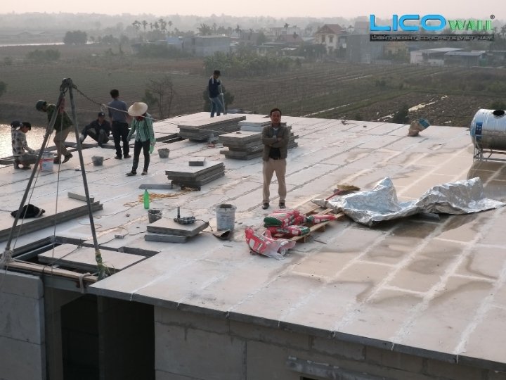 Mái bê tông nhẹ