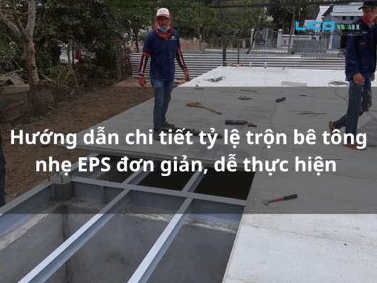 Tỷ lệ pha bê tông nhẹ EPS